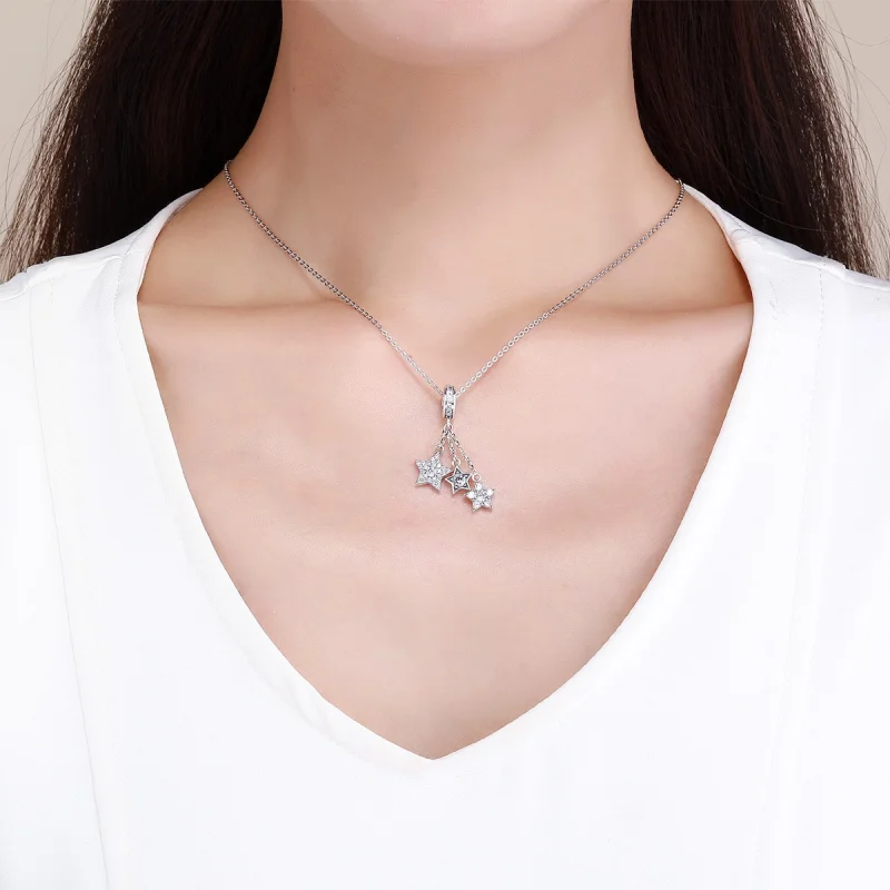 (afbeelding voor) Pandora Style Pentagrammen Hangende Bedel - SCC881 - Bekijken 5