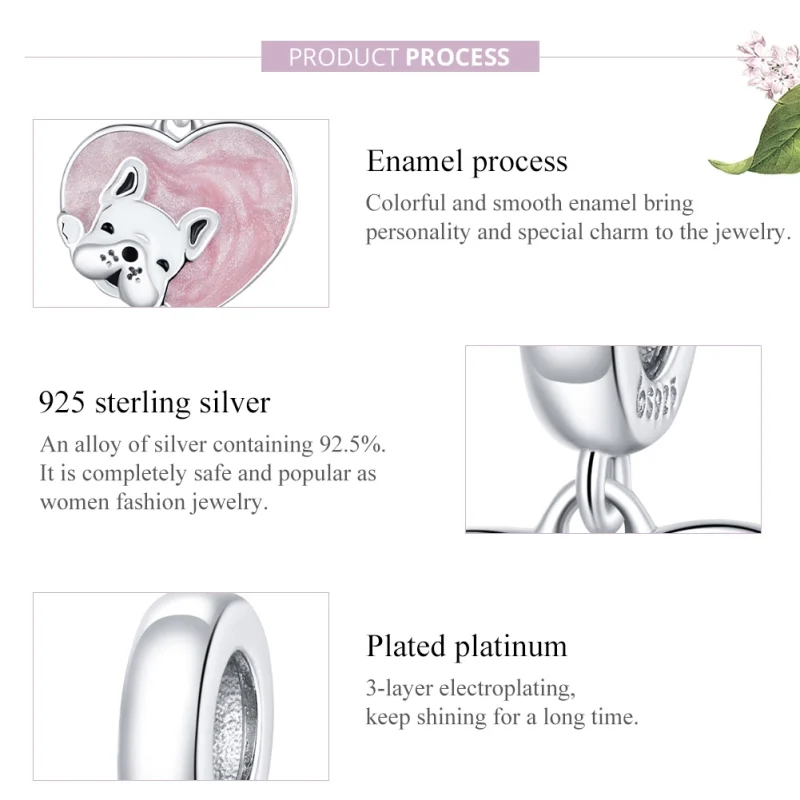 (afbeelding voor) Pandora Style Puppy met liefde Hangende Bedel - BSC360 - Bekijken 8