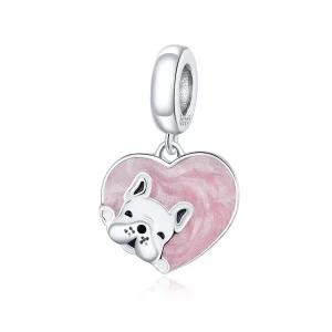 (afbeelding voor) Pandora Style Puppy met liefde Hangende Bedel - BSC360
