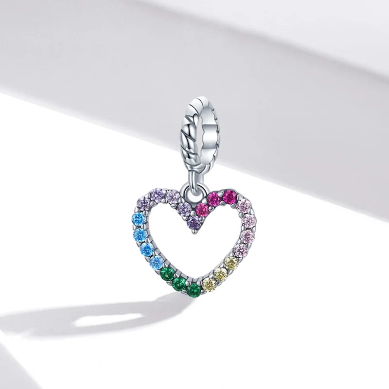 (afbeelding voor) Pandora Style regenboog liefde Hangende Bedel - SCC1851 - Bekijken 2