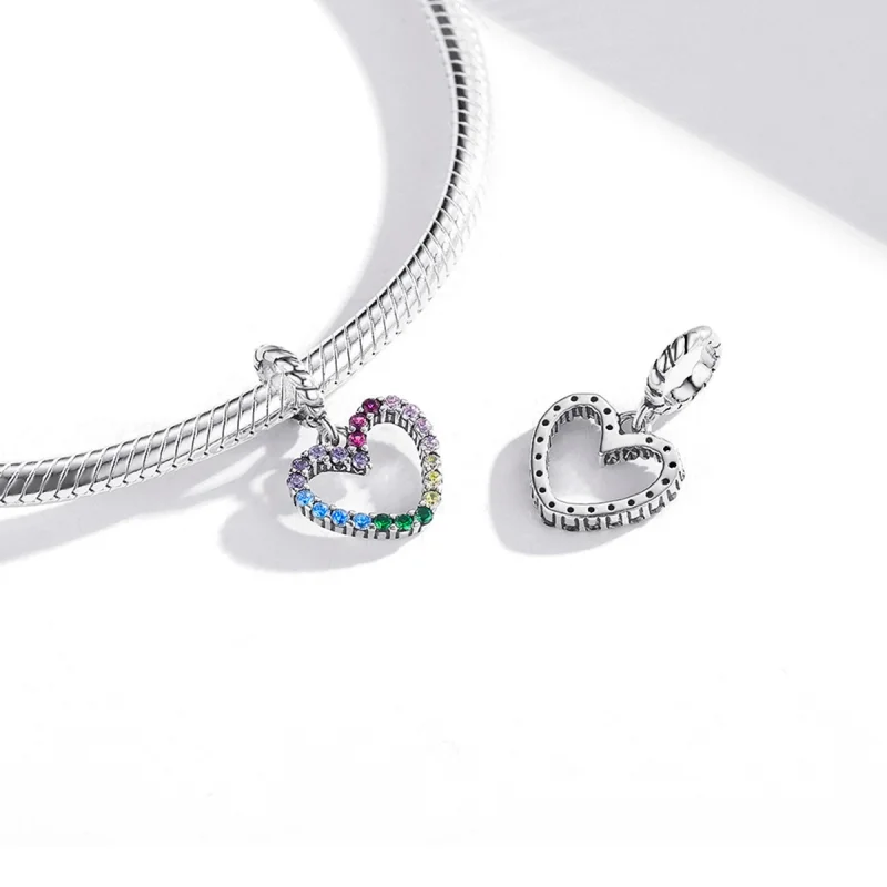 (afbeelding voor) Pandora Style regenboog liefde Hangende Bedel - SCC1851 - Bekijken 4