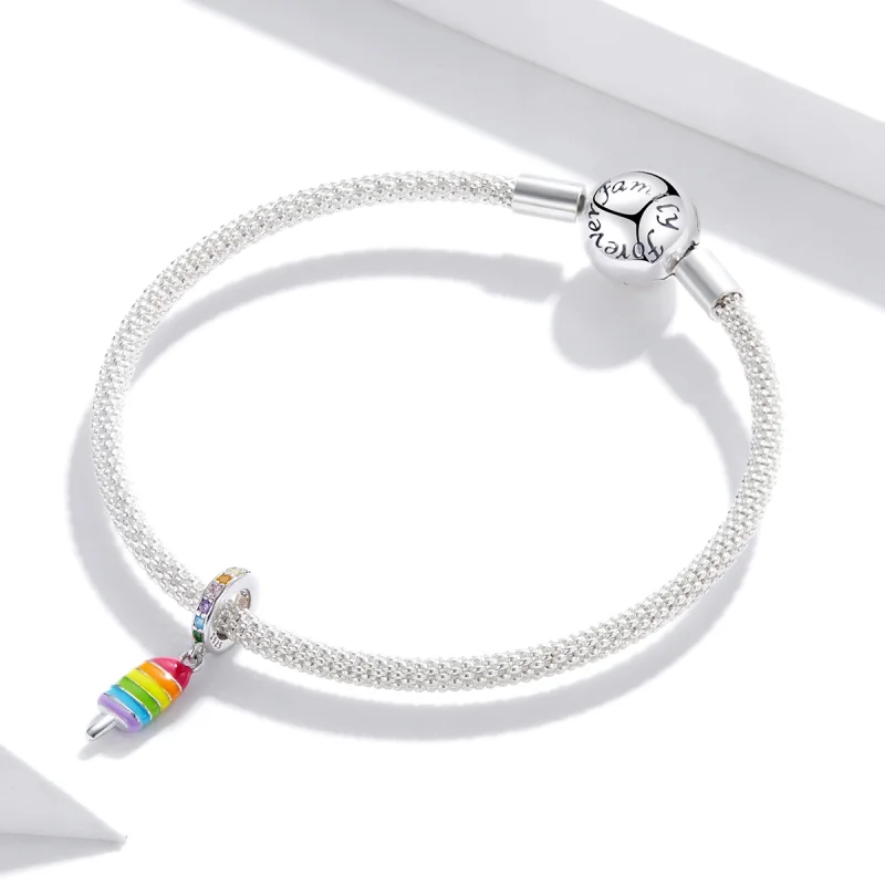 (afbeelding voor) Pandora Style Regenboogijs Hangende Bedel - BSC351 - Bekijken 2