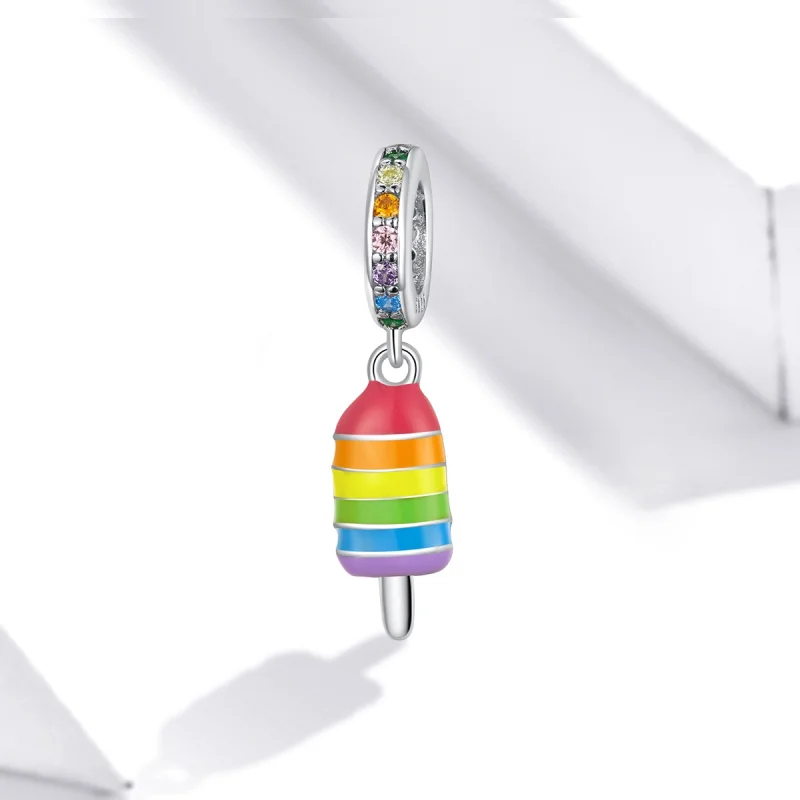 (afbeelding voor) Pandora Style Regenboogijs Hangende Bedel - BSC351 - Bekijken 4