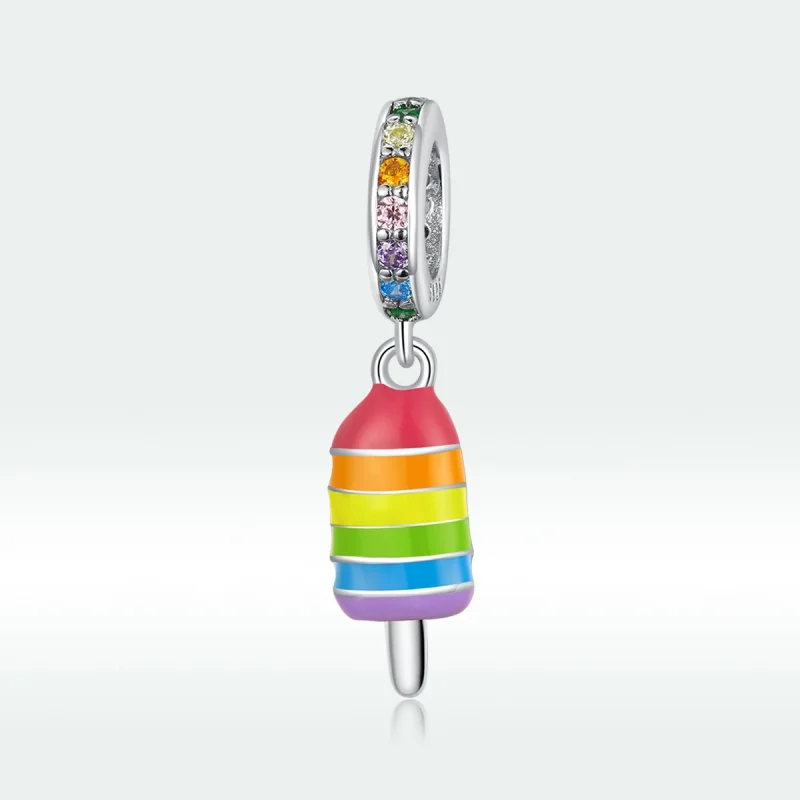 (afbeelding voor) Pandora Style Regenboogijs Hangende Bedel - BSC351 - Bekijken 5