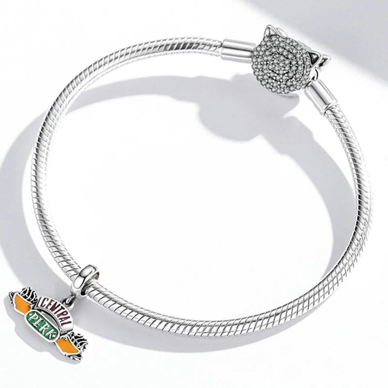 (afbeelding voor) Pandora Style Retro Koffiehuis Hangende Bedel - SCC1969 - Bekijken 3