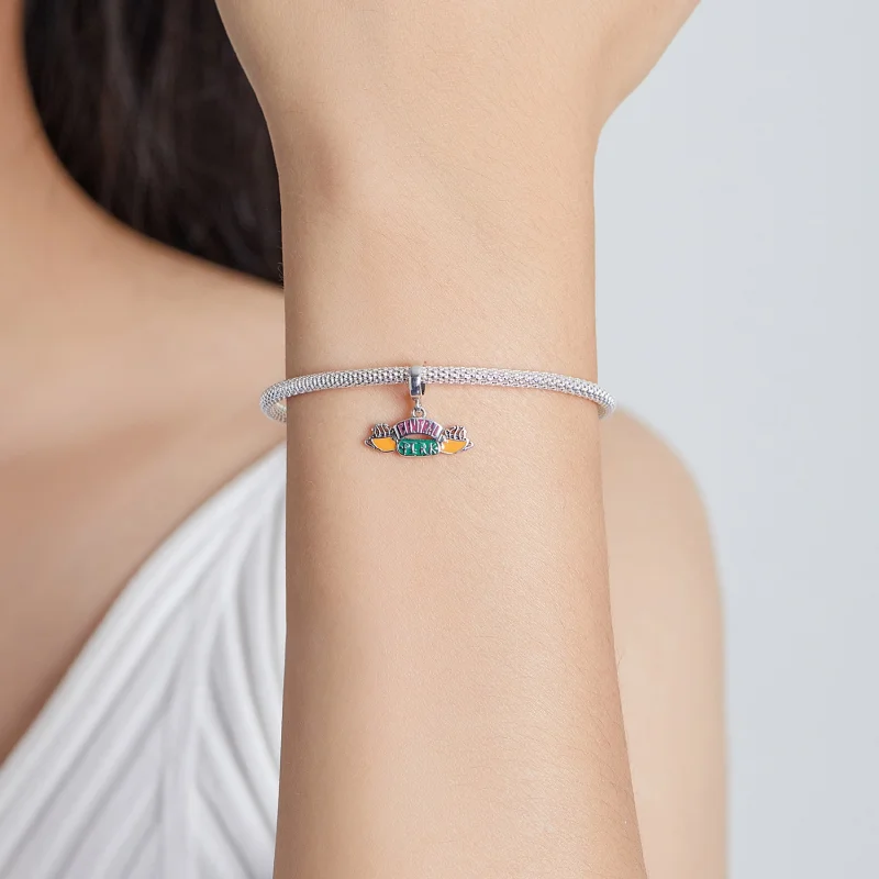 (afbeelding voor) Pandora Style Retro Koffiehuis Hangende Bedel - SCC1969 - Bekijken 5