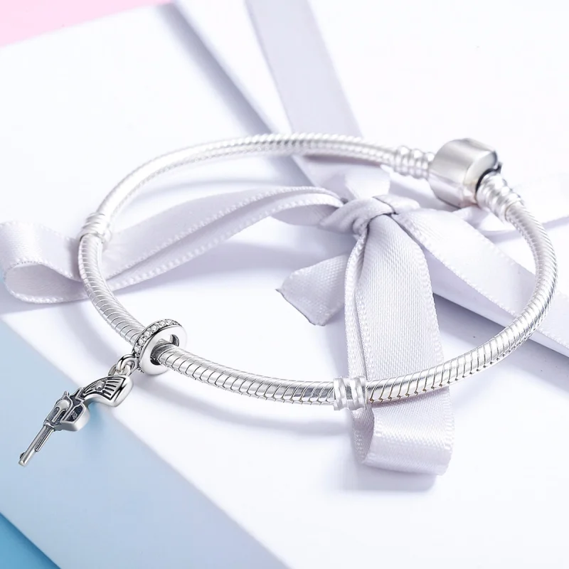 (afbeelding voor) Pandora Style Revolver Hangende Bedel - SCC508 - Bekijken 4