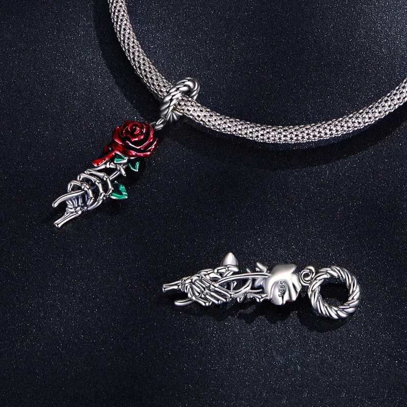 (afbeelding voor) Pandora Style Scarlet Roos Hangende Bedel - SCC2404 - Bekijken 4