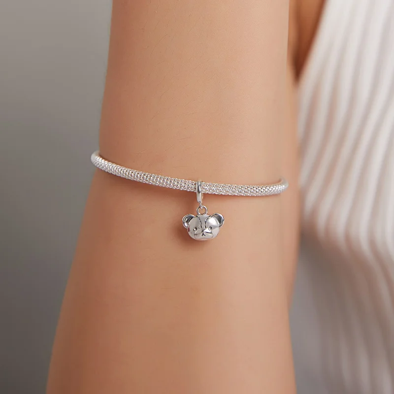 (afbeelding voor) Pandora Style Schattige Beer Hangende Bedel - SCX120-L - Bekijken 5