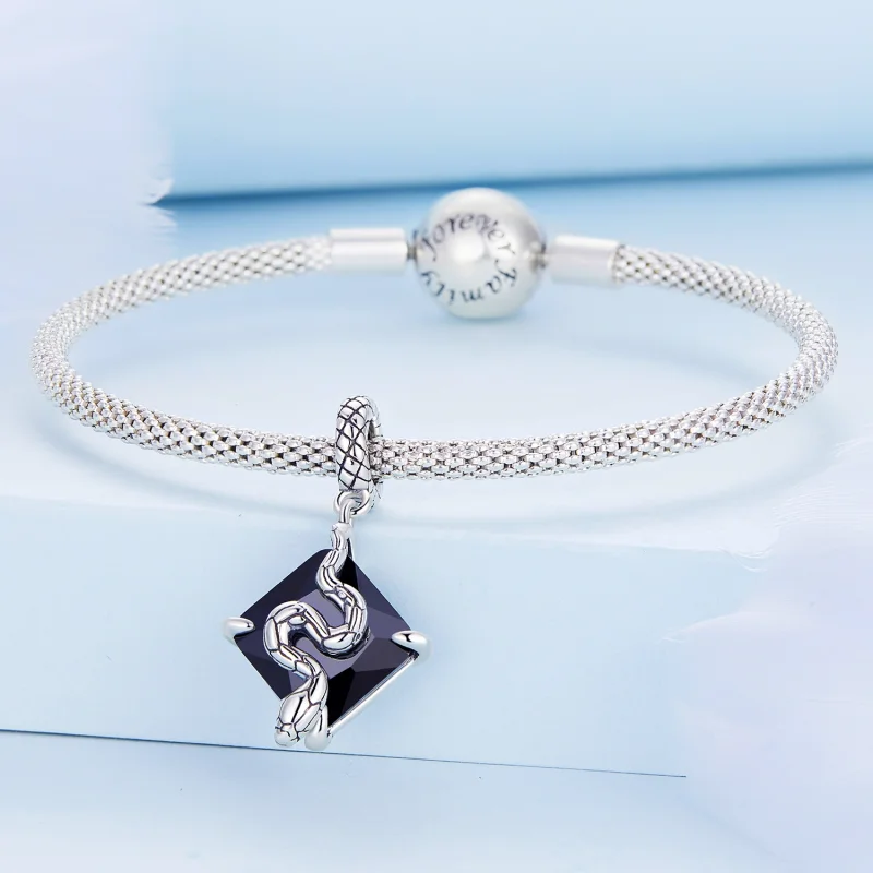 (afbeelding voor) Pandora Style Slang Hangende Bedel - BSC691 - Bekijken 3