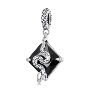 (afbeelding voor) Pandora Style Slang Hangende Bedel - BSC691