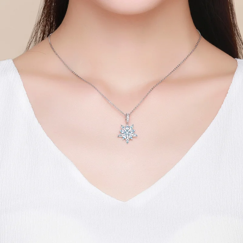 (afbeelding voor) Pandora Style Sneeuwvlokken Hangende Bedel - SCC940 - Bekijken 5