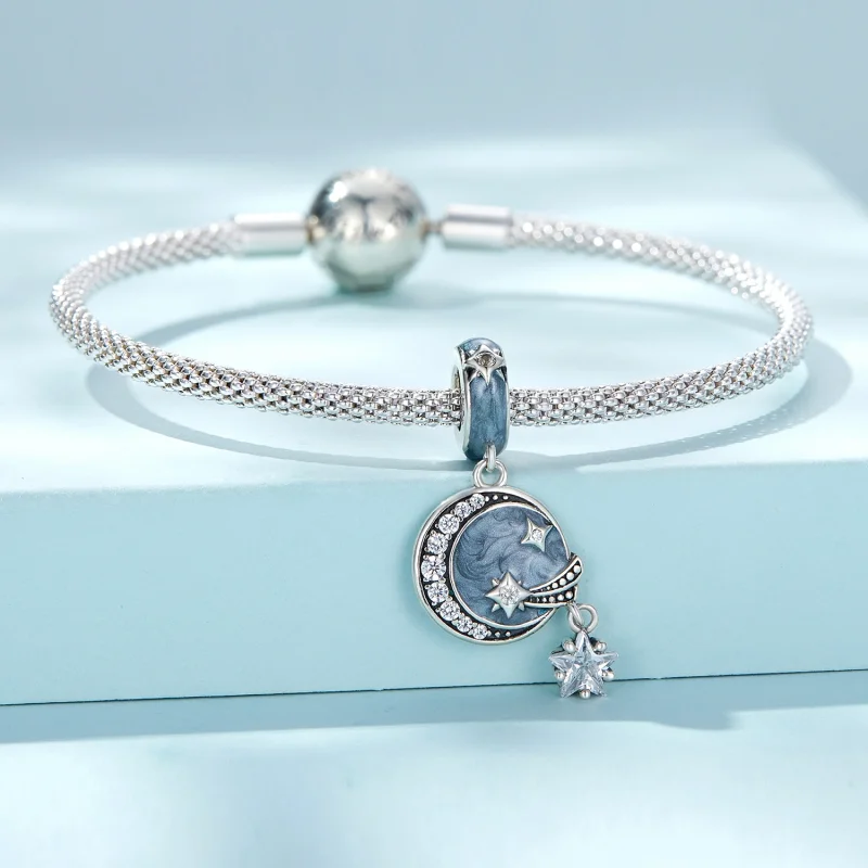 (afbeelding voor) Pandora Style Sterrenstelsel Hangende Bedel - SCC2369 - Bekijken 3