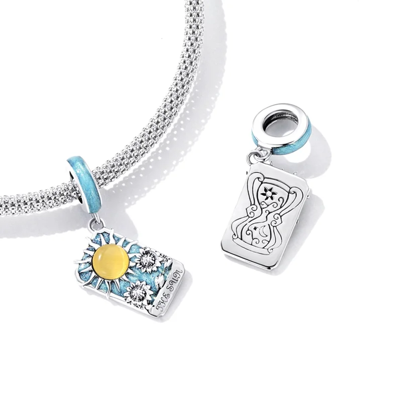 (afbeelding voor) Pandora Style Tarot - Zon Hangende Bedel - SCC2264 - Bekijken 4
