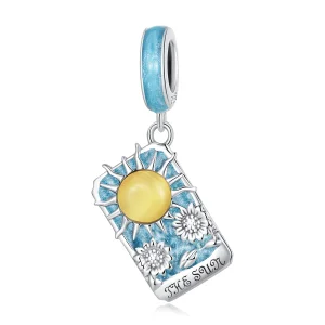 (afbeelding voor) Pandora Style Tarot - Zon Hangende Bedel - SCC2264