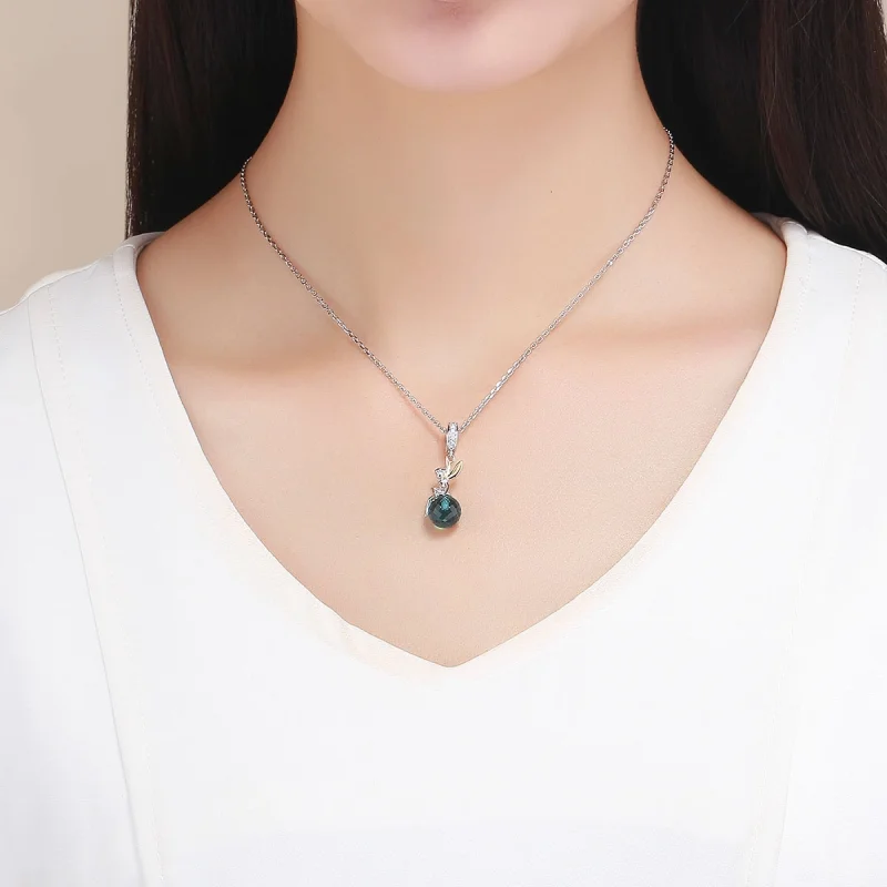 (afbeelding voor) Pandora Style Tweekleurige elfenplaneet Hangende Bedel - BSC056 - Bekijken 5