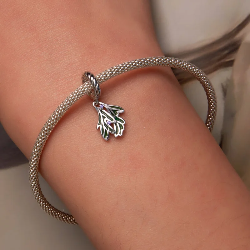 (afbeelding voor) Pandora Style Verse bladeren Hangende Bedel - SCC2295 - Bekijken 6