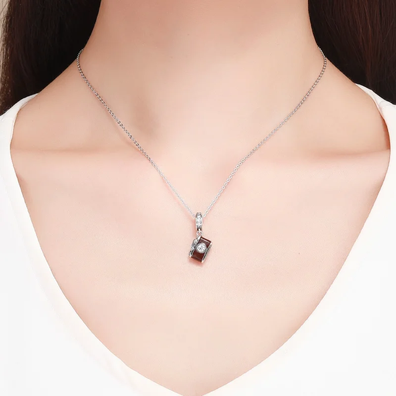 (afbeelding voor) Pandora Style Vintage digitale camera Hangende Bedel - SCC953 - Bekijken 5