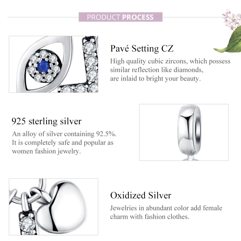 (afbeelding voor) Pandora Style Voogd Hangende Bedel - SCC1327 - Bekijken 8