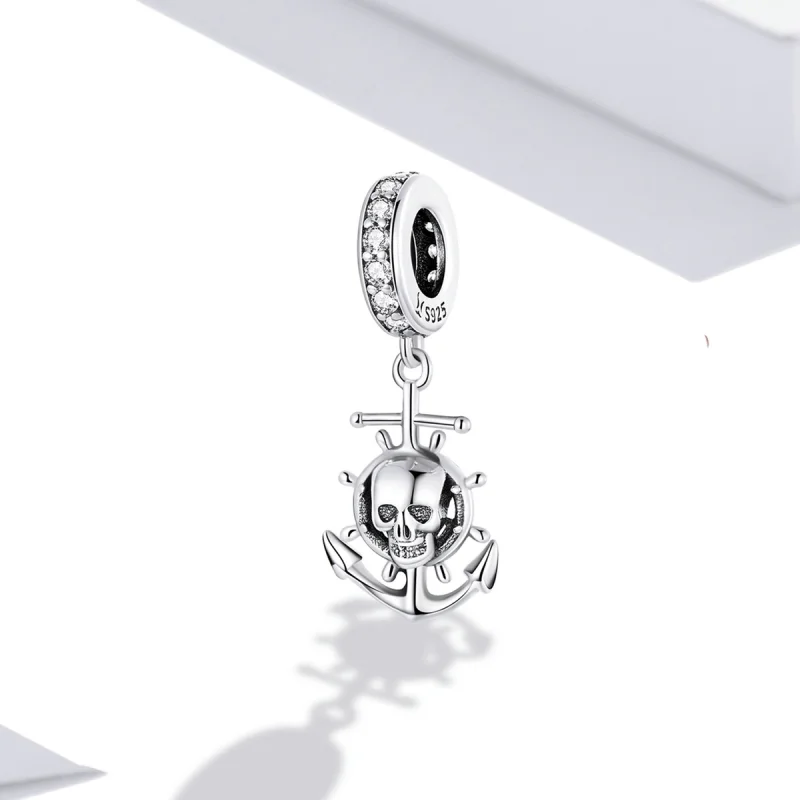 (afbeelding voor) Pandora Style World Travel - Skelet Piratenschip Hangende Bedel - SCC2030 - Bekijken 2