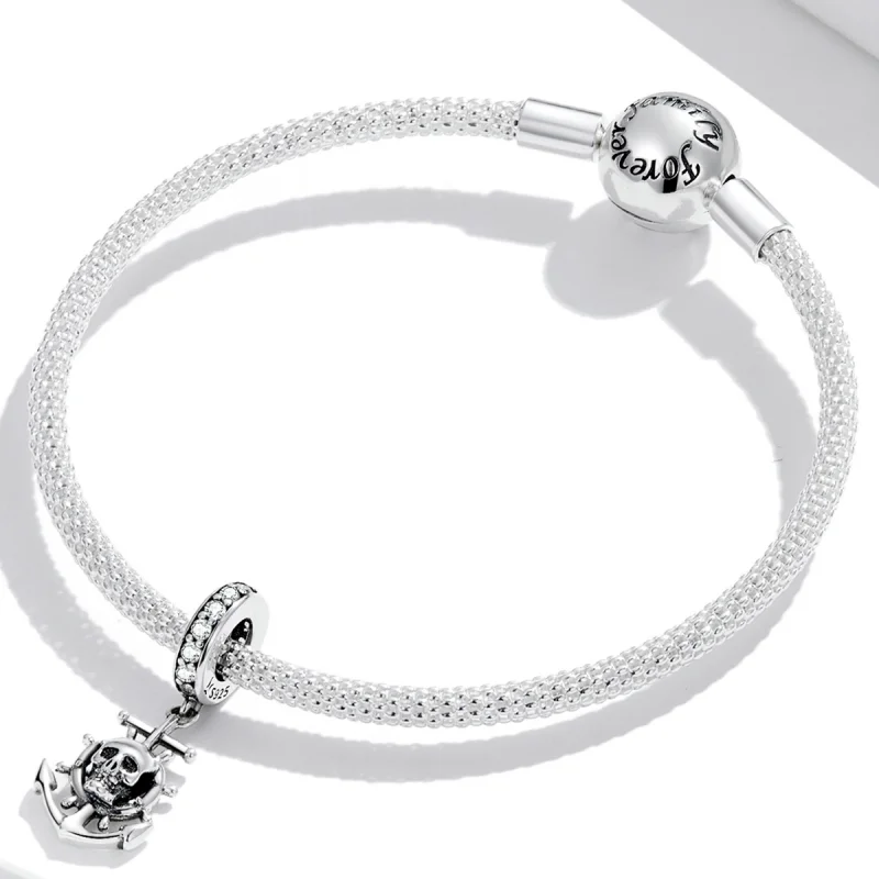 (afbeelding voor) Pandora Style World Travel - Skelet Piratenschip Hangende Bedel - SCC2030 - Bekijken 3