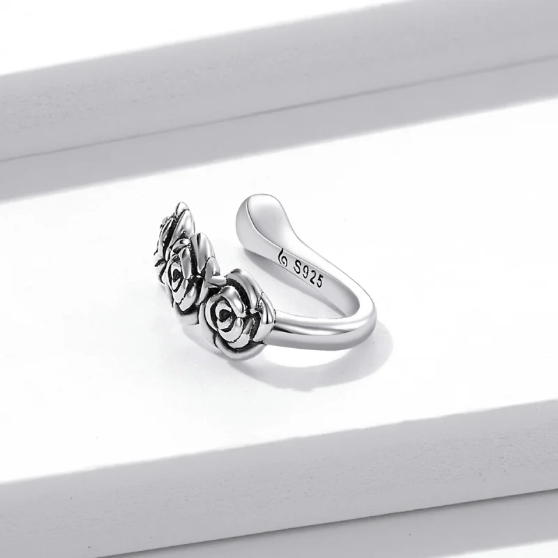 (afbeelding voor) Pandora Style Retro Roos Oorclip - BSE582 - Bekijken 2