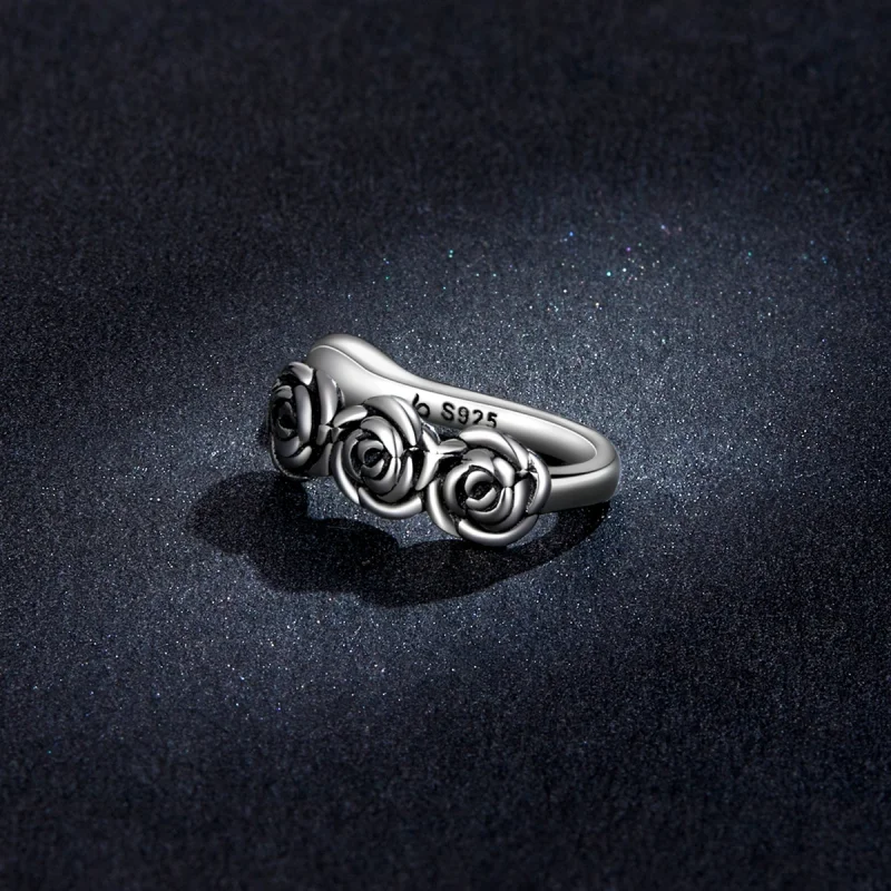 (afbeelding voor) Pandora Style Retro Roos Oorclip - BSE582 - Bekijken 5