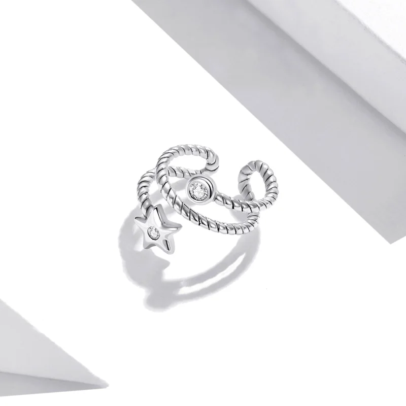 (afbeelding voor) Pandora Style Ster Oorclip - SCE1135 - Bekijken 2