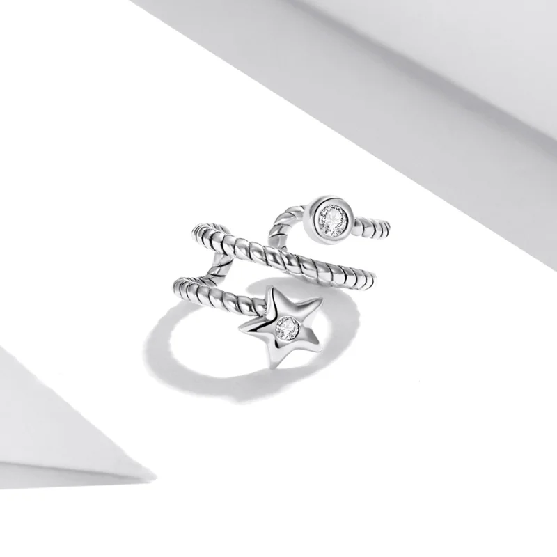 (afbeelding voor) Pandora Style Ster Oorclip - SCE1135 - Bekijken 3