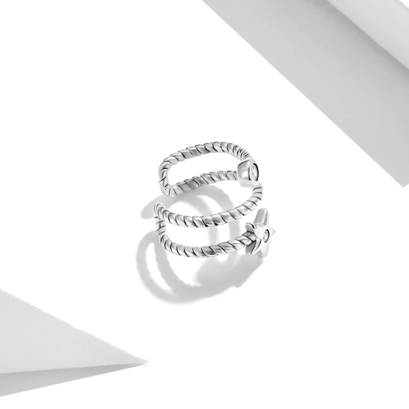 (afbeelding voor) Pandora Style Ster Oorclip - SCE1135 - Bekijken 4