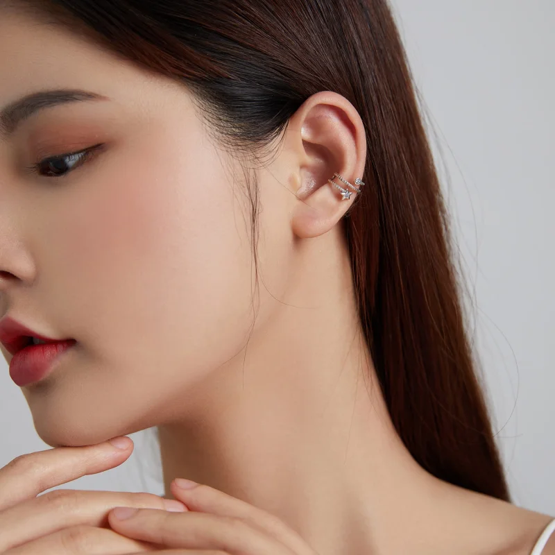 (afbeelding voor) Pandora Style Ster Oorclip - SCE1135 - Bekijken 6