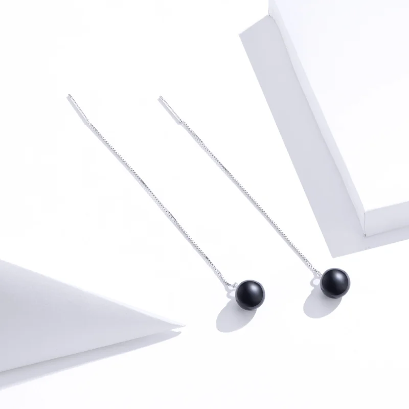 (afbeelding voor) Pandora Style agaat Oorhangers - SCE878 - Bekijken 2