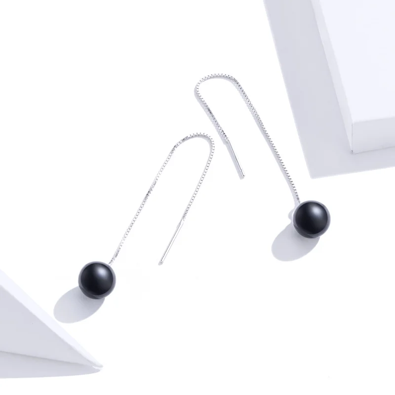 (afbeelding voor) Pandora Style agaat Oorhangers - SCE878 - Bekijken 3