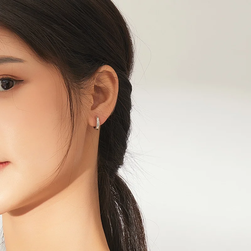 (afbeelding voor) Pandora Style Anti-allergie sterren Oorringen - SCE873 - Bekijken 5