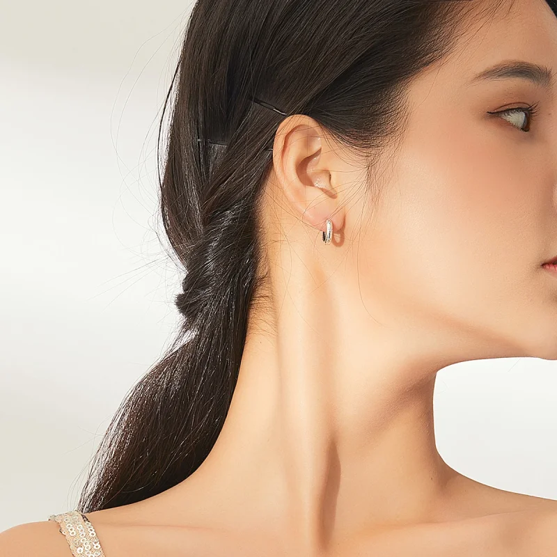 (afbeelding voor) Pandora Style Anti-allergie sterren Oorringen - SCE873 - Bekijken 7