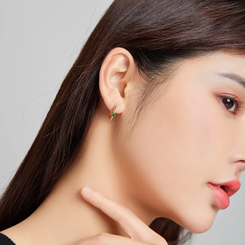 (afbeelding voor) Pandora Style Bal Oorringen - SCE1050-GN - Bekijken 4