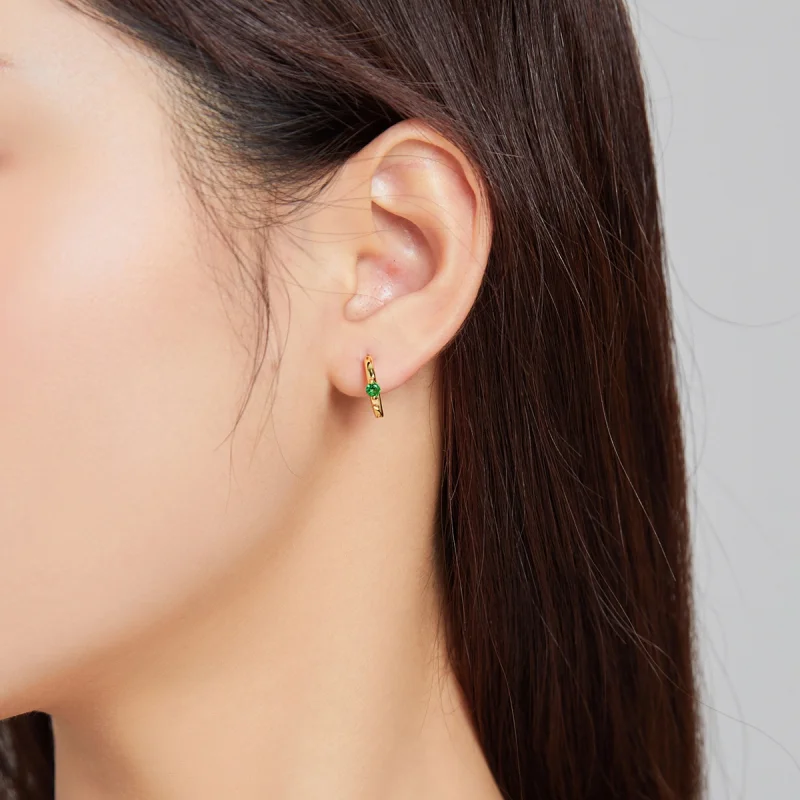 (afbeelding voor) Pandora Style Bal Oorringen - SCE1050-GN - Bekijken 5