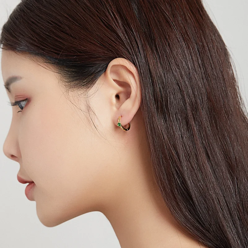 (afbeelding voor) Pandora Style Bal Oorringen - SCE1050-GN - Bekijken 6