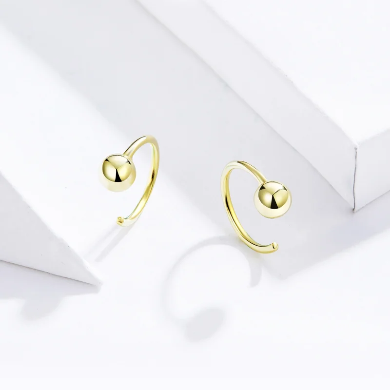 (afbeelding voor) Pandora Style Bal Oorringen - SCE782-B - Bekijken 2