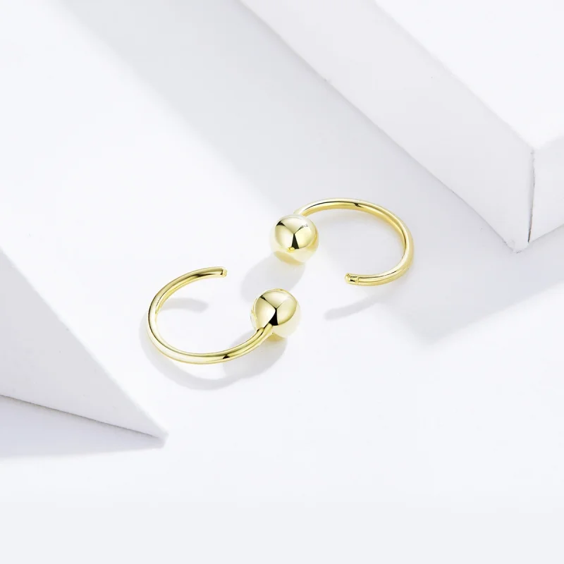 (afbeelding voor) Pandora Style Bal Oorringen - SCE782-B - Bekijken 3