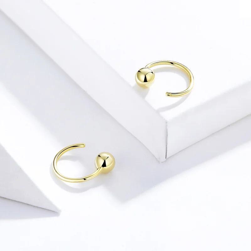 (afbeelding voor) Pandora Style Bal Oorringen - SCE782-B - Bekijken 4