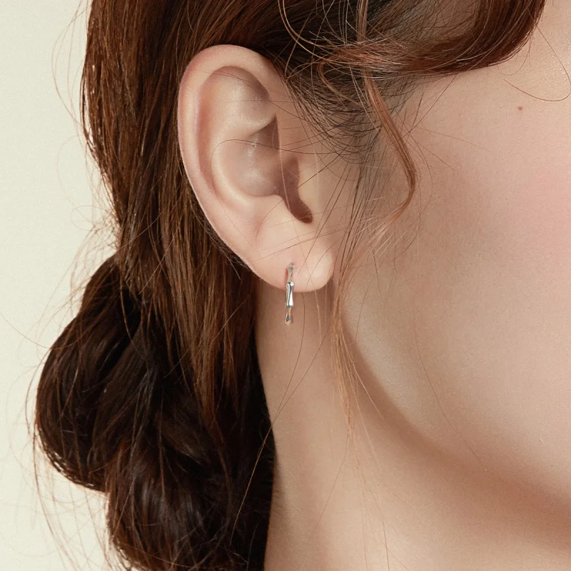 (afbeelding voor) Pandora Style Bamboe Oorringen - SCE988 - Bekijken 5