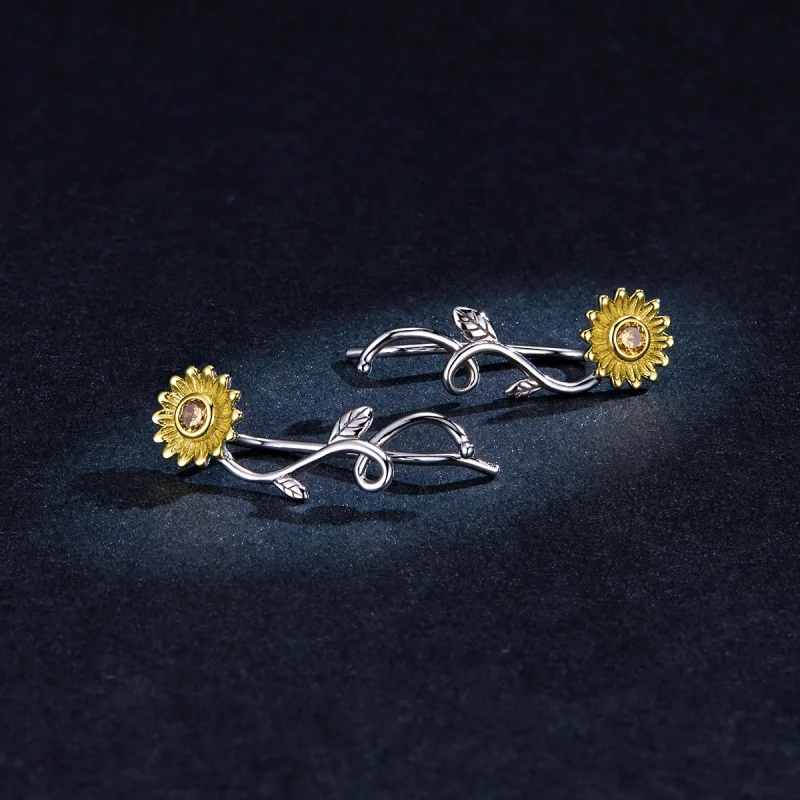 (afbeelding voor) Pandora Style Bicolor verse madeliefjes Oorknopjes - BSE394 - Bekijken 5