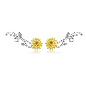 (afbeelding voor) Pandora Style Bicolor verse madeliefjes Oorknopjes - BSE394