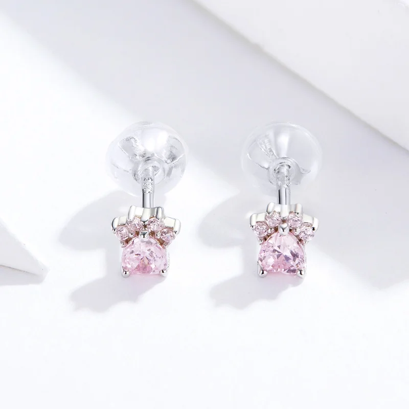 (afbeelding voor) Pandora Style Budding Claws Oorknopjes - SCE781 - Bekijken 3