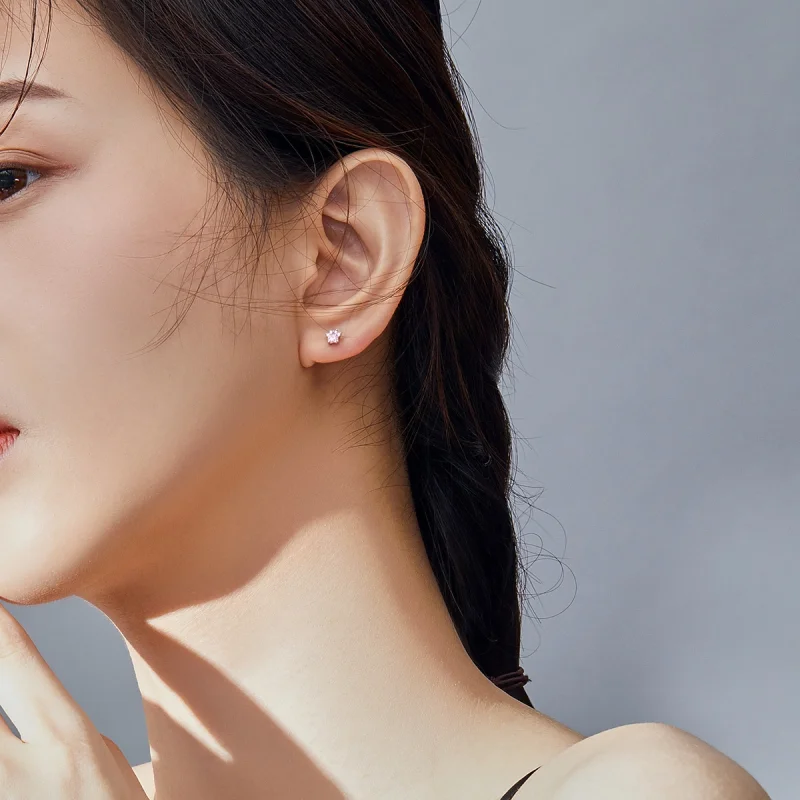 (afbeelding voor) Pandora Style Budding Claws Oorknopjes - SCE781 - Bekijken 6