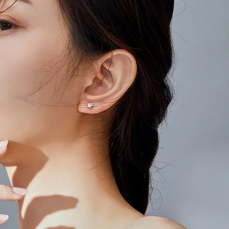 (afbeelding voor) Pandora Style Budding Claws Oorknopjes - SCE781 - Bekijken 7