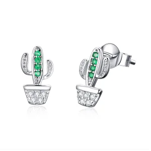 (afbeelding voor) Pandora Style Cactus Oorknopjes - SCE522