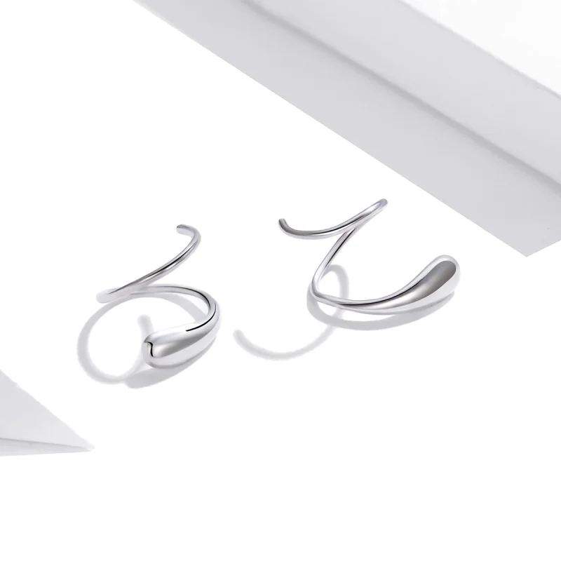 (afbeelding voor) Pandora Style Creatieve waterdruppels Oorknopjes - SCE1130 - Bekijken 2