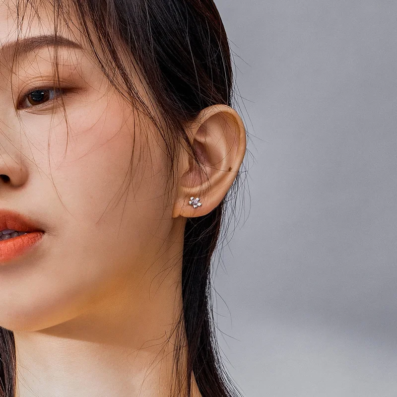 (afbeelding voor) Pandora Style Daisy Bloem Stud Oorknopjes - SCE784 - Bekijken 6